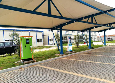 南昌新能源汽车产业项目部充电桩案例